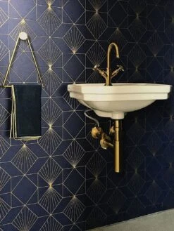 Tapete Maurus Nachtblau -Tapetengeschäft Maurus K 821331 2880x1440