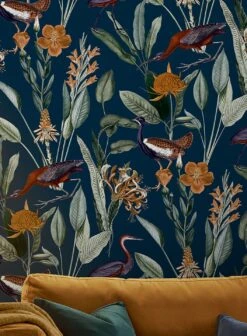 Tapete Medina Graublau