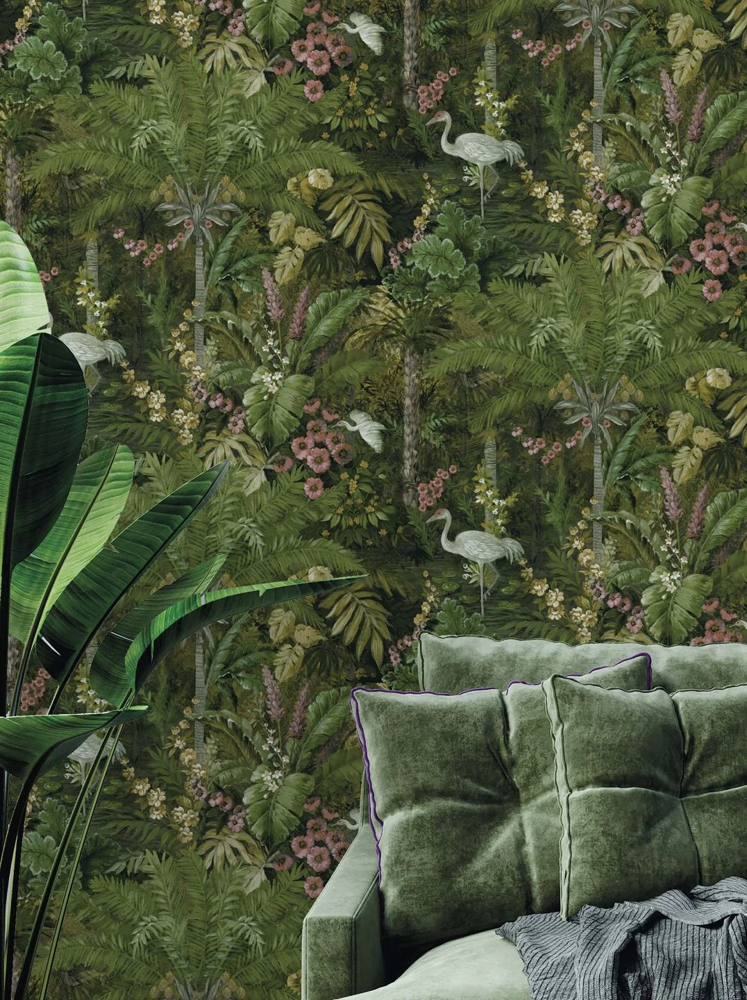 Tapete Melora Grüntöne 3 Tapete Melora Grüntöne – Bild 3