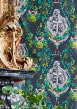 Tapete Silverback Türkisgrün