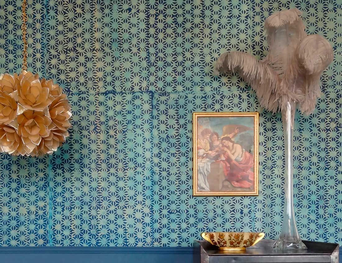 Tapete Methok Dunkelblau 1 Tapete Methok Dunkelblau