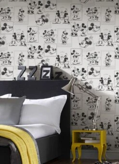 Tapete Mickey Sketches Weiss 5 Tapete Mickey Sketches Weiss -Tapetengeschäft Mickey Sketches A 431431 2880x1440