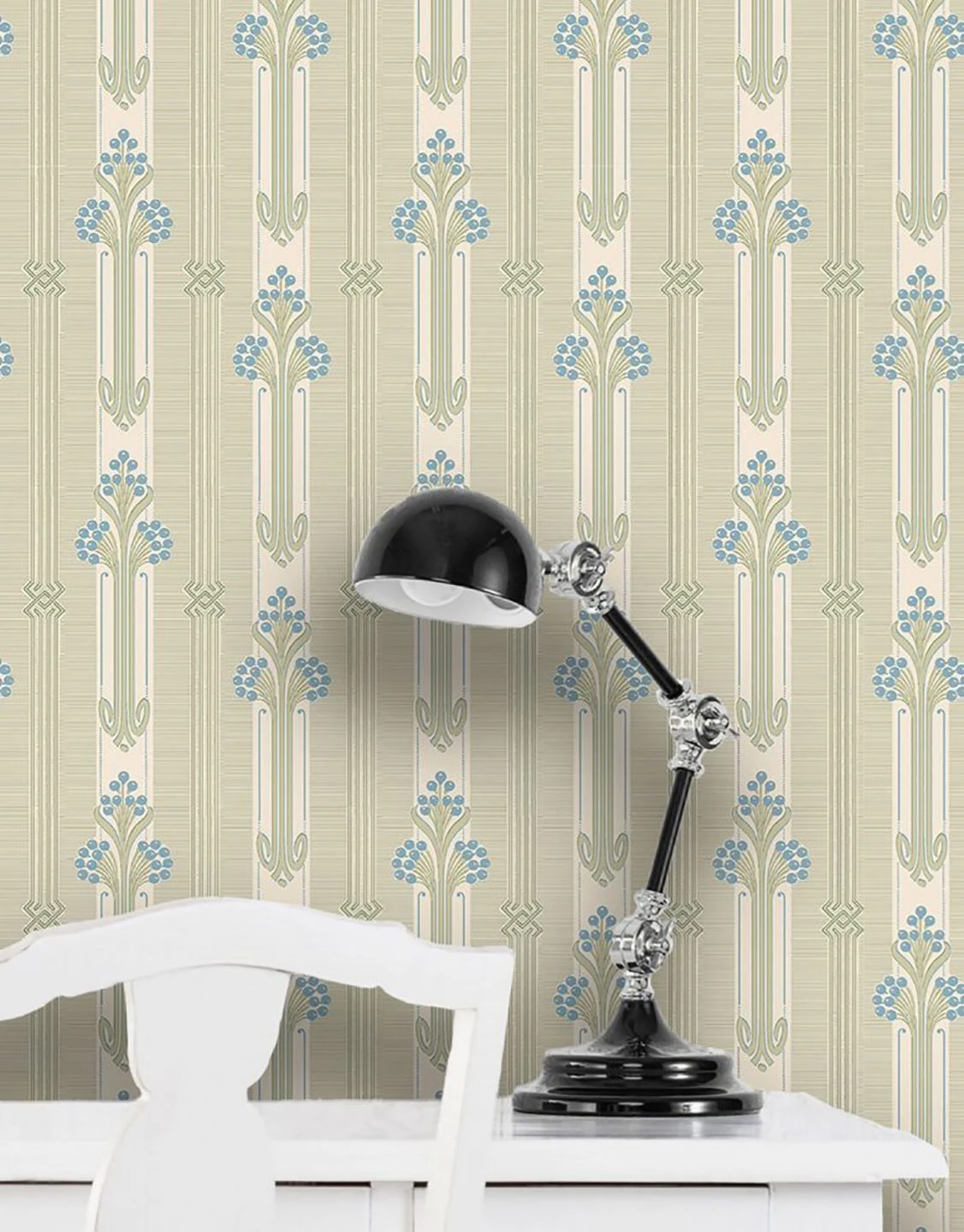 Tapete Midela Brillantblau 2 Tapete Midela Brillantblau – Bild 2