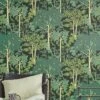 Tapete Mirabelle Dunkelgrün
