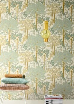 Tapete Mirabelle Pastellgrün -Tapetengeschäft Mirabelle B 625831 2880x1440