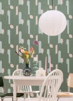 Tapete Morosi Kieferngrün -Tapetengeschäft Morosi C 864522 2880x1440