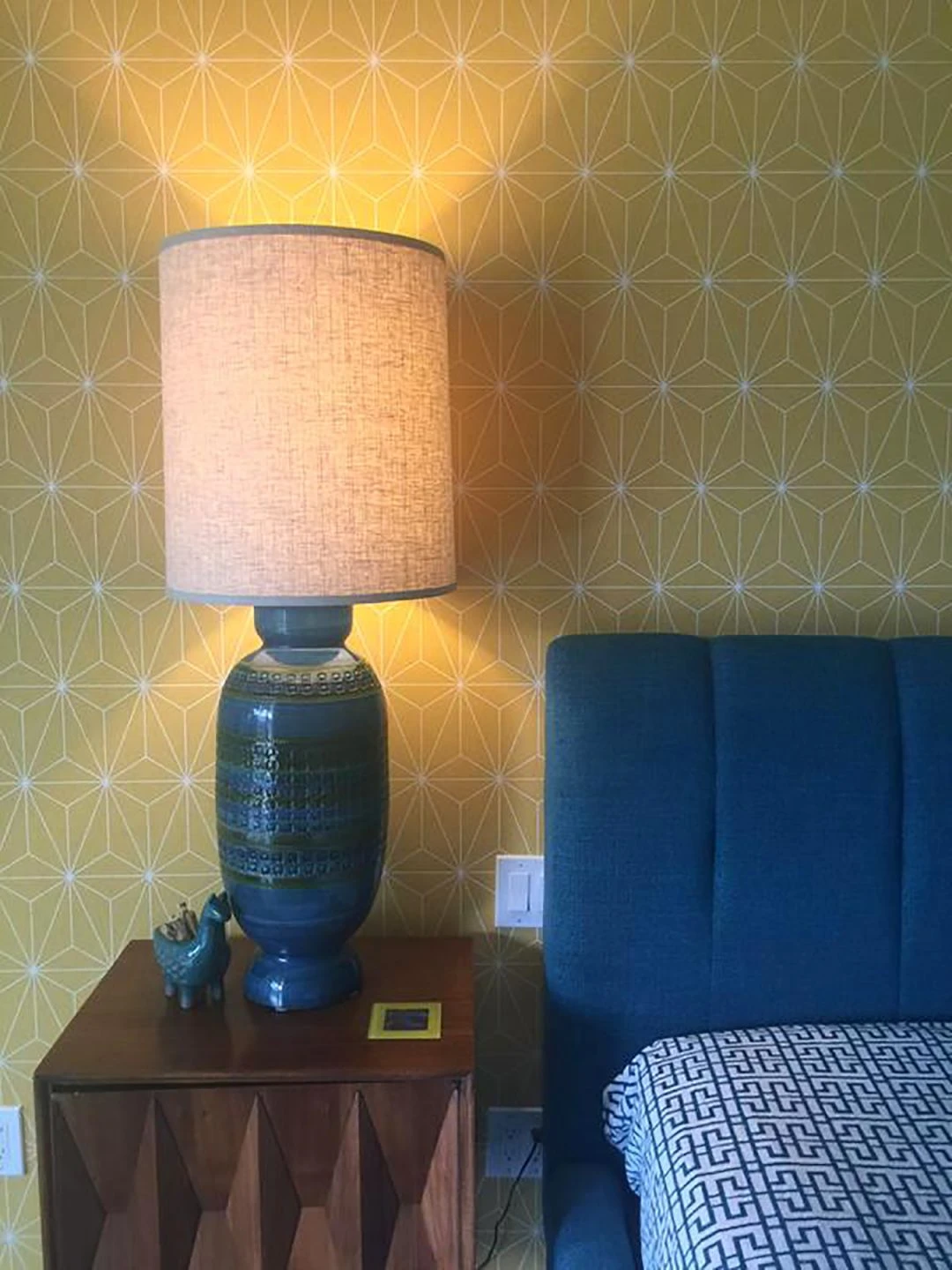 Tapete Morton Goldgelb 1 Tapete Morton Goldgelb