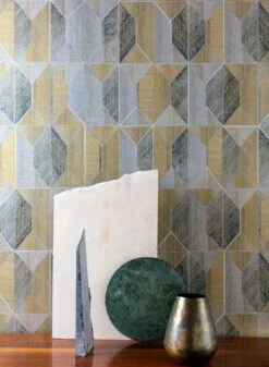 Tapete Moura Mattgold -Tapetengeschäft Moura B 625593 2880x1440