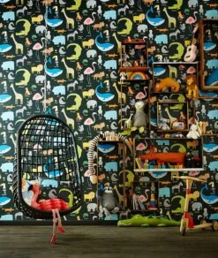 Tapete My Favorite Animals Schwarz 7 Tapete My Favorite Animals Schwarz -Tapetengeschäft My favorite Animals C 461901 2880x1440