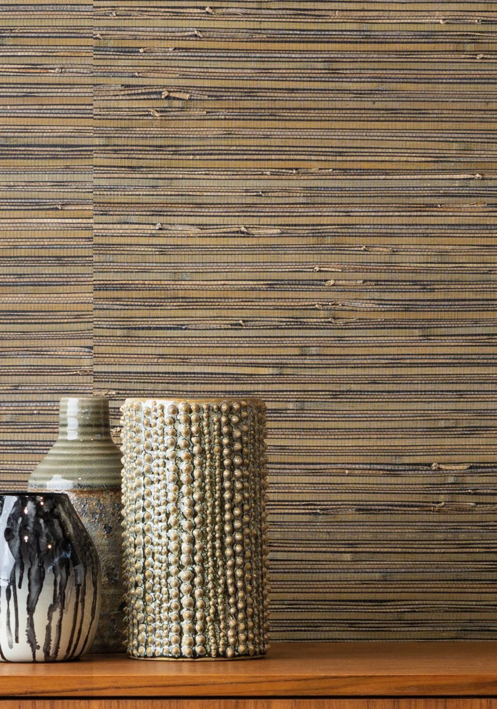 Tapete Natural Bamboo 01 Grüngrau 4 Tapete Natural Bamboo 01 Grüngrau – Bild 4