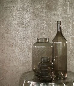 Tapete Natural Cork 02 Silber -Tapetengeschäft Natural Cork 02 B 250252 2880x1440
