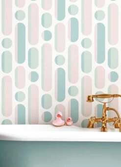 Tapete Neon Neons Pastellrosa