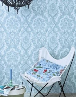 Tapete Nuria Pastellblau -Tapetengeschäft Nuria B 821393 2880x1440