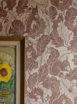 Tapete Oak Tree Tails Blassrotbraun