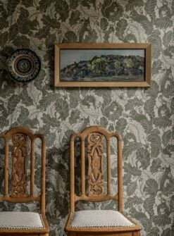 Tapete Oak Tree Tails Blassolivgrün -Tapetengeschäft Oak Tree Tails C 975141 2880x1440