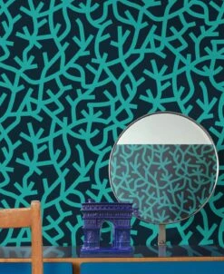 Tapete Oceane Wasserblau