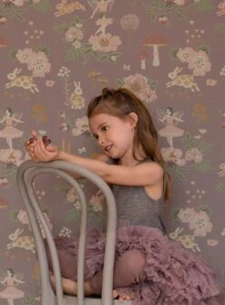 Tapete Old Garden Grauviolett 8 Tapete Old Garden Grauviolett -Tapetengeschäft Old Garden B 389413 2880x1440