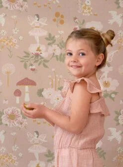 Tapete Old Garden Rosenholz