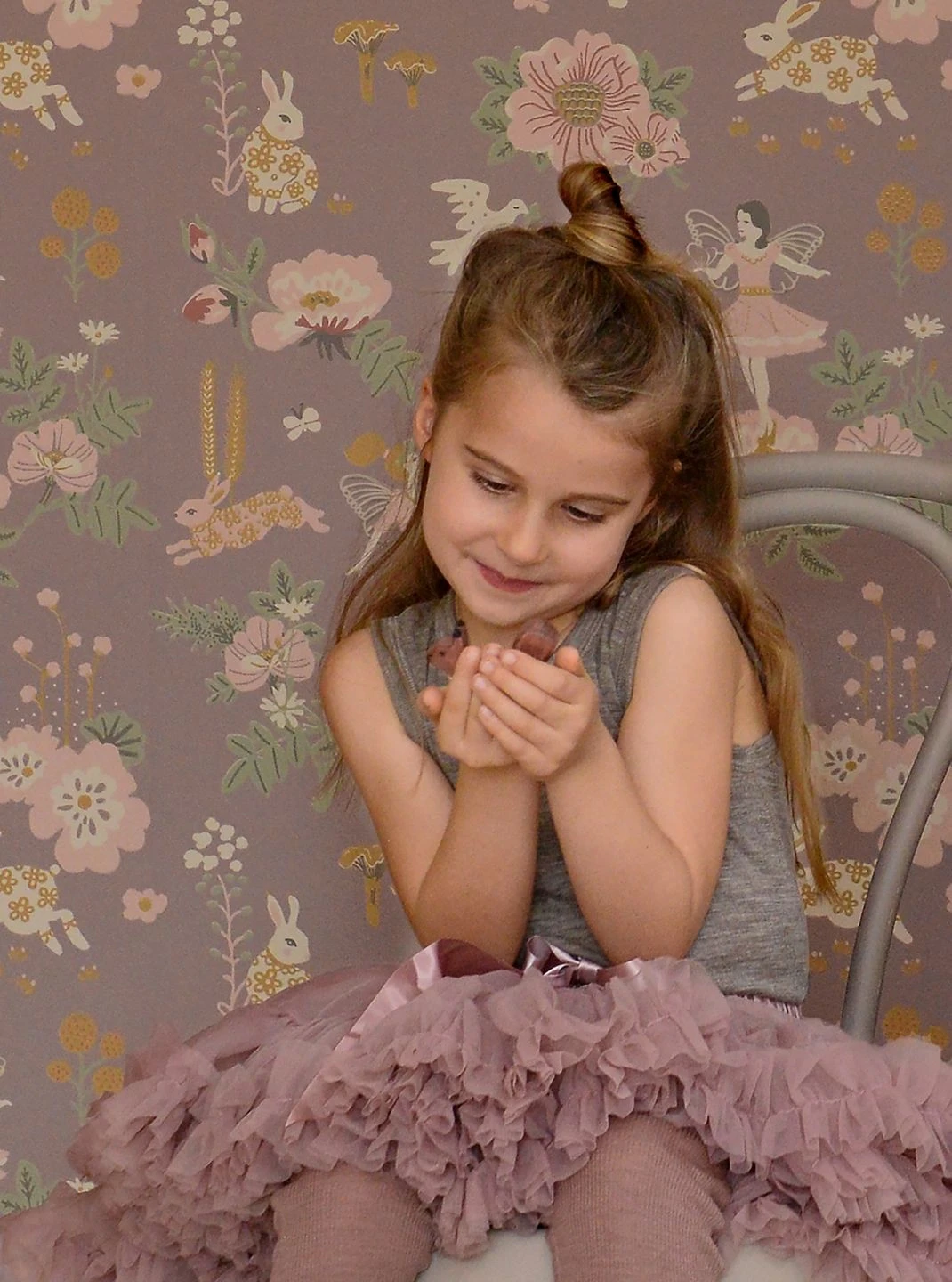 Tapete Old Garden Grauviolett 3 Tapete Old Garden Grauviolett – Bild 3