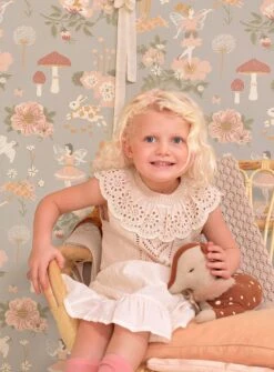 Tapete Old Garden Hellblaugrau 7 Tapete Old Garden Hellblaugrau -Tapetengeschäft Old Garden C 389414 2880x1440