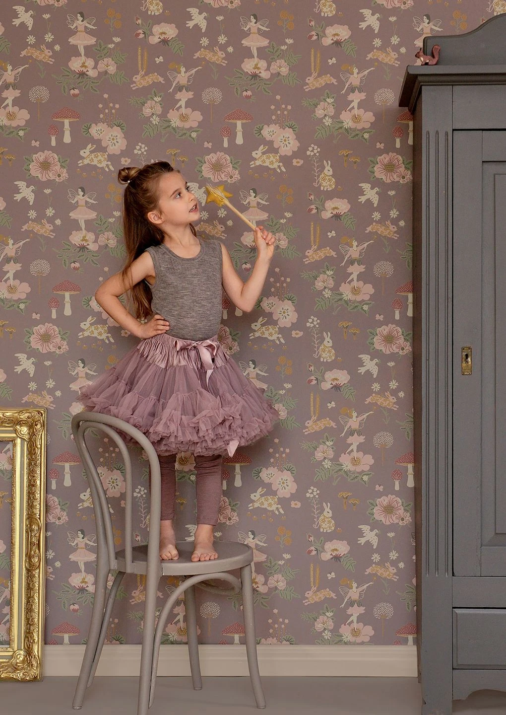 Tapete Old Garden Grauviolett 5 Tapete Old Garden Grauviolett – Bild 5