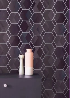 Tapete Opalino Pastellviolett