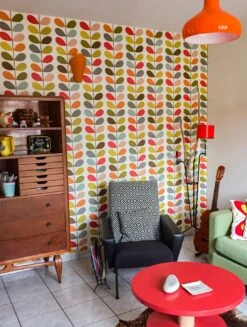 Tapete Osiris Rot -Tapetengeschäft Osiris P 461011 2880x1440