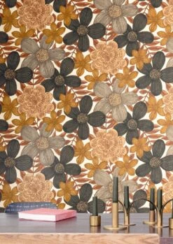 Tapete Othilia Olivbraun -Tapetengeschäft Othilia B 625853 2880x1440