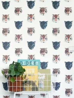 Tapete Panthera 01 Cremeweiss -Tapetengeschäft Panthera 01 B 310231 2880x1440