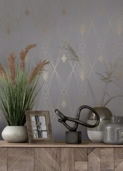 Tapete Paona Hellgrau -Tapetengeschäft Paona B 432091 2880x1440