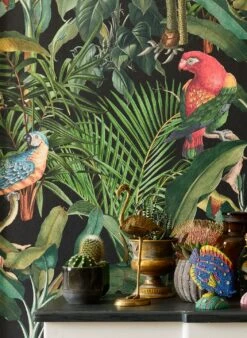 Wandbild Parrots Of Brasil Grün