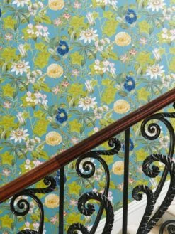 Tapete Passiflora Türkisblau -Tapetengeschäft Passiflora C 745261 2880x1440