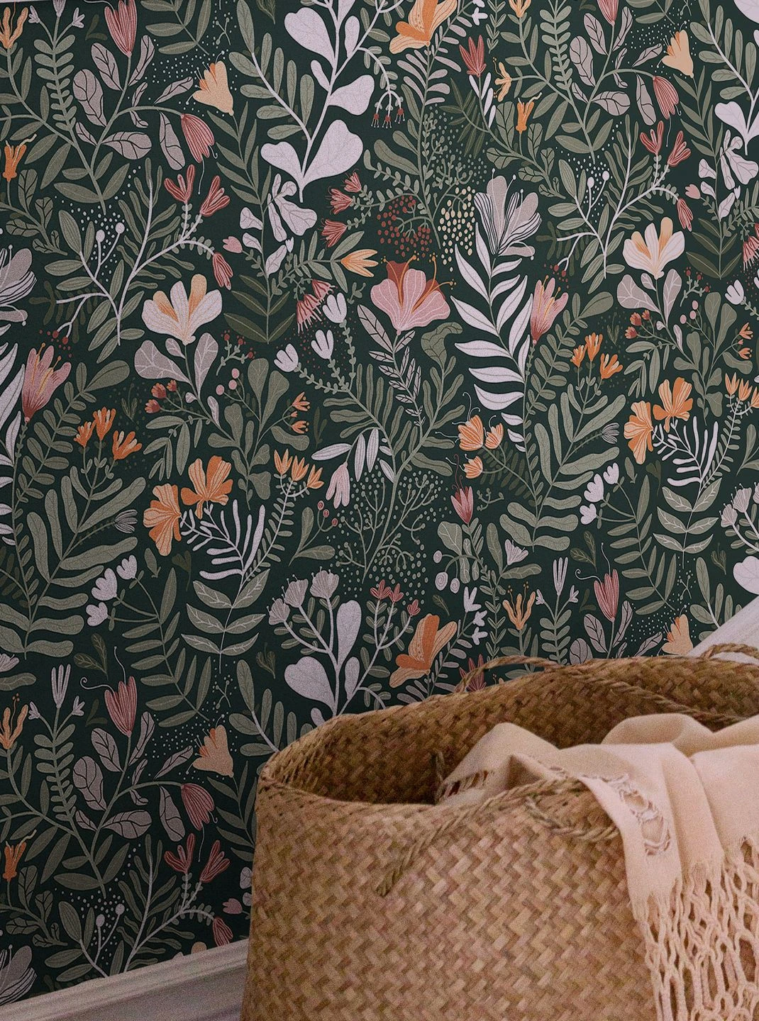 Tapete Pavonia Blaugrün 1 Tapete Pavonia Blaugrün