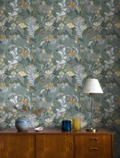 Tapete Pavonia Hellblaugrau 7 Tapete Pavonia Hellblaugrau -Tapetengeschäft Pavonia B 485155 2880x1440