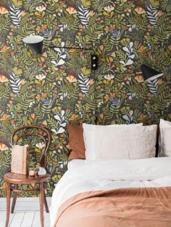 Tapete Pavonia Grüngrau -Tapetengeschäft Pavonia K 485151 2880x1440