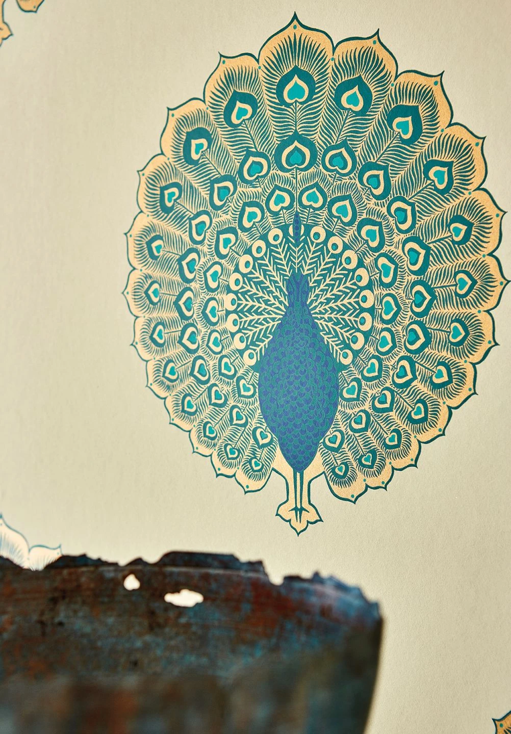 Tapete Peacock Style Perlgold 1 Tapete Peacock Style Perlgold