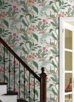 Tapete Peacock Tree Pastelltürkis 7 Tapete Peacock Tree Pastelltürkis -Tapetengeschäft Peacock Tree B 790101 2880x1440