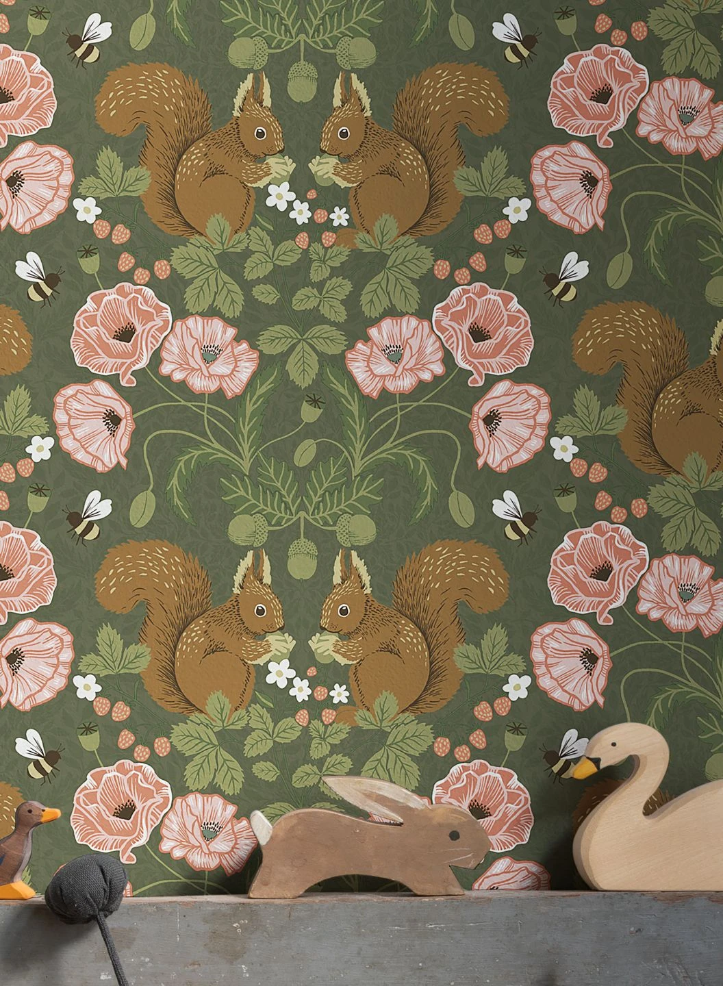 Tapete Pihla Kieferngrün 1 Tapete Pihla Kieferngrün