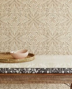 Neu eingetroffen 17 Tapete Ragusan Hellelfenbein