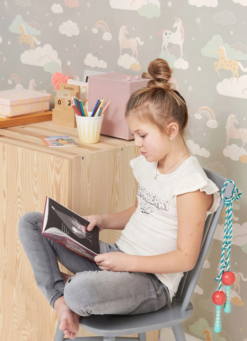 Tapete Rainbow Treasures Moosgrau 4 Tapete Rainbow Treasures Moosgrau – Bild 4