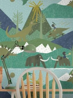 Tapete Rex Pastelltürkis