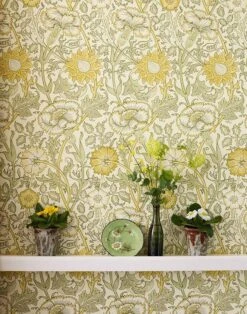 Tapete Rhea Ockergelb