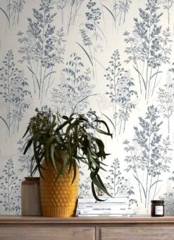 Tapete Riva Saphirblau