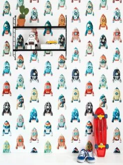 Tapete Rocket Rot -Tapetengeschäft Rocket A 310181 2880x1440