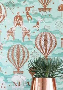 Tapete Rosi Hellgrün