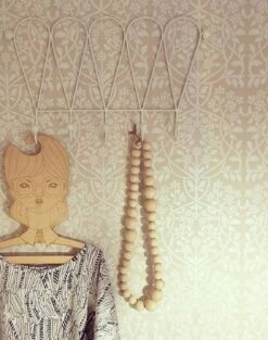 Tapete Rosmery Hellgraubeige