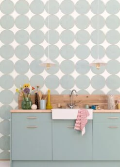 Tapete Rowan Minttürkis -Tapetengeschäft Rowan B 864571 2880x1440