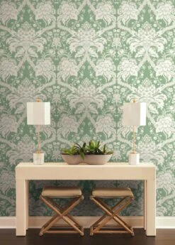 Tapete Royal Artichoke Resedagrün -Tapetengeschäft Royal Artichoke C 790422 2880x1440