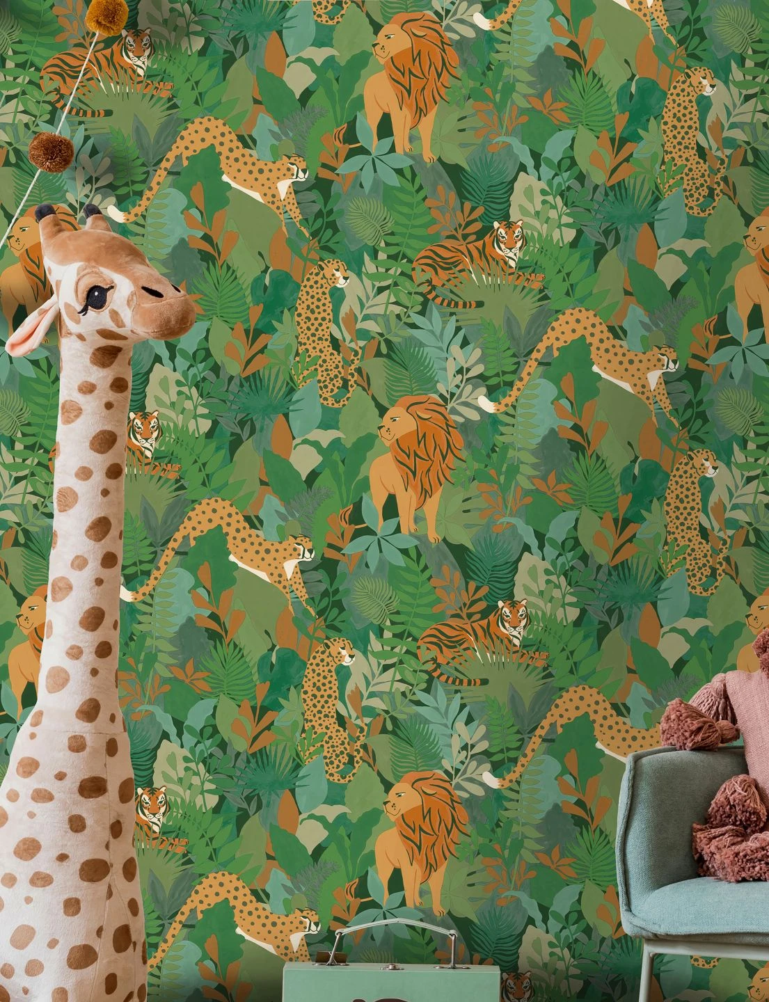 Tapete Saba Grün 3 Tapete Saba Grün – Bild 3