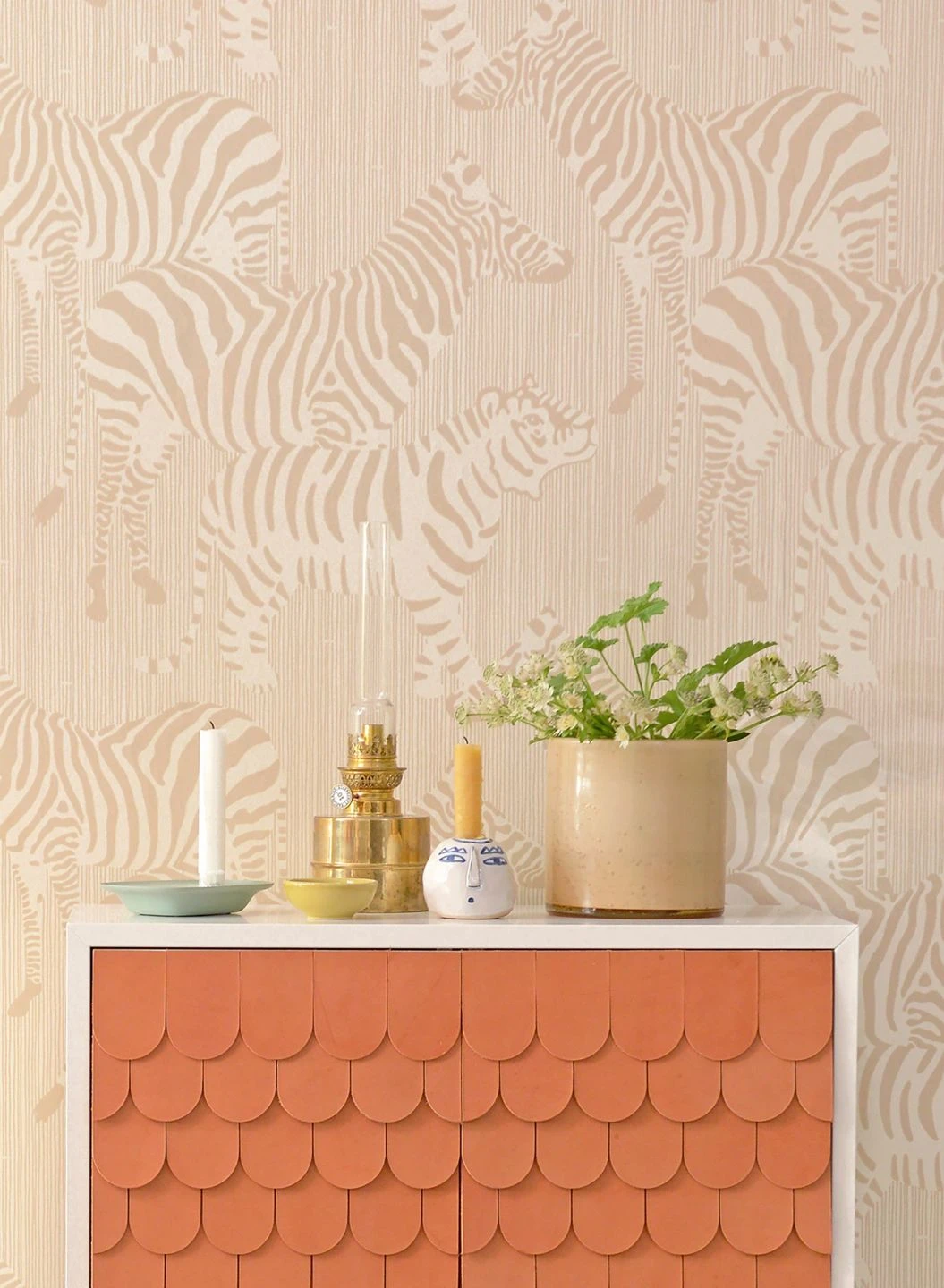 Tapete Safari Stripes Blassbraun 4 Tapete Safari Stripes Blassbraun – Bild 4